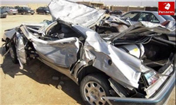 حادثه برخورد کامیون و پژو