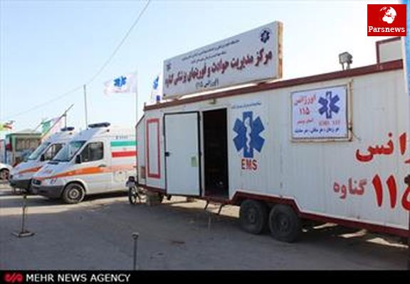 اعزام ۹ دستگاه اتوبوس آمبولانس به مناطق زلزله زده