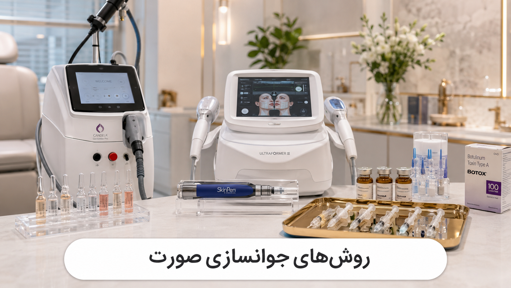 تجهیزات لیزر، هایفو، میکرونیدلینگ و تزریق در کلینیک پوست