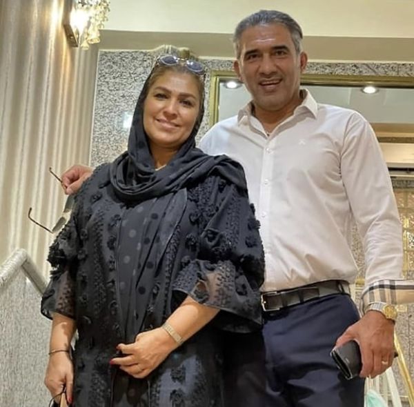 عابدزاده و همسرش + عکس