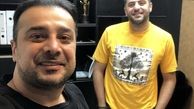 سلفی سپند امیرسلیمانی و علی ضیا در محل کار + عکس
