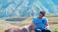 حس حیوان دوستی اشکان خطیبی + عکس