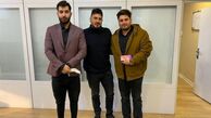نیما شاهرخ شاهی در بین دوستانش + عکس