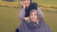 گشت و‌ گذار مرجانه گلچین با مادرش + عکس