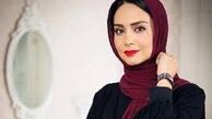 عکس زیبای مریم خدارحمی با کلاه 