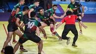 پیروزی مقتدرانه تیم ملی کبدی ایران مقابل پاکستان