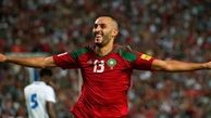 احتمال غیبت مدافع مراکش در بازی با ایران