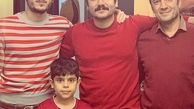 عباس غزالی با برادرانش + عکس
