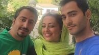 نفیسه روشن در کنار برادرانش + عکس