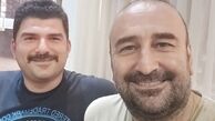 مهران احمدی در کنار دوستش + عکس