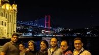 خواهران فرجاد و دوستانشان در استانبول + عکس