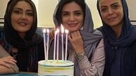 تولد لیندا کیانی با دوستانش + عکس