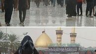 بارش باران در بین الحرمین