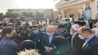 برگزاری مراسم تشییع پیکر خلبان شهید بیرجند بیک محمدی با حضور دکتر قالیباف