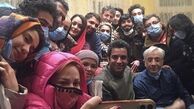 سلفی آخر بهاره رهنما با گیسویی ها + عکس