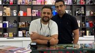 آقای بازیگر در مغازه عطر فروشی دوستش + عکس