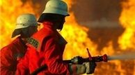 آتش سوزی در پالایشگاه شهید تندگویان