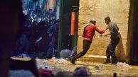 درگیری نظامیان صهیونیست با جوانان فلسطینی 