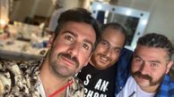 رضا داودنژاد و همکارانش در حال کار جدید + عکس