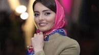 نیلوفر پارسا با کت و شلوار و کلاه /عکس