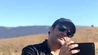 عکاسی آقای بازیگر در کوهستان + عکس