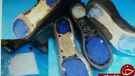 کشف ماده مخدر شیشه از داخل پاشنه کفش +عکس
