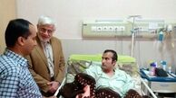 عارف در کنار مجروحین حادثه تروریستی مجلس