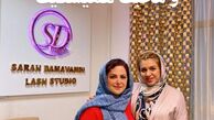 کمند امیرسلیمانی در سالن زیبایی دوستش + عکی