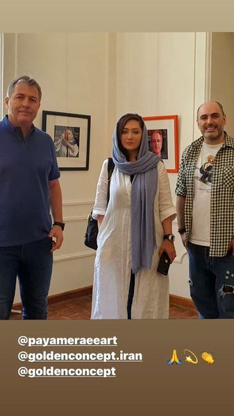 نیکی کریمی در یک گالری عکاسی + عکس