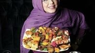 سینی غذای زیبای بهنوش‌ بختیاری + عکس
