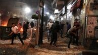 صهیونیست ها و فلسطینی ها بشدت باهم درگیر شدند