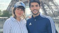 ساعد سهیلی و همسر خارجی اش در کنار برج ایفل + عکس