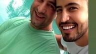 مجید صالحی در کنار پسر جوان پر کار این روزهای سینمای ایران + عکس