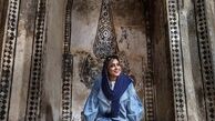 نیلوفر شهیدی در بنایی تاریخی + عکس