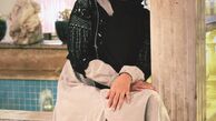 خوابیدن جوانه دلشاد سر صحنه فیلمبرداری + عکس
