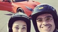 رویا نونهالی و همسرش با لباسی متفاوت + عکس
