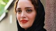 پوشش زمستانی و آبی رنگ «بهنوش طباطبایی»