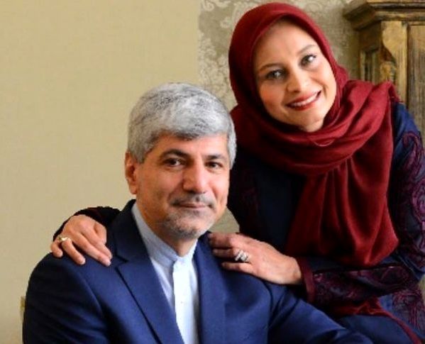 مریم کاویانی و همسرش + عکس