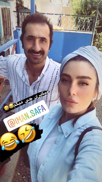 سحر قریشی در کنار بازیگر مشهور + عکس