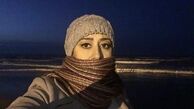 سفی شبانه خانم بازیگر لب دریا + عکس