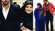 سینا مهراد و مادرش + عکس