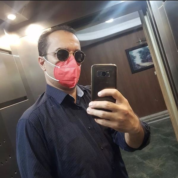 استایل جدید نیما کرمی پس از کرونایش + عکس