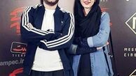 تیپ ورزشی نوید محمدزاده در اکران خصوصی+عکس