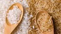 تفاوت برنج قهوه ای با برنج سفید