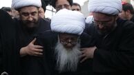 عزاداری آیت الله وحید خراسانی با پای پیاده 