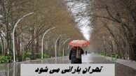 تهران بارانی می شود