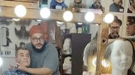 بازیگر سریال مجید دلبندم در اتاق گریم + عکس