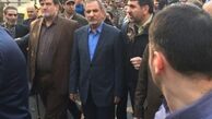 معاون اول رئیس‌جمهور در محل حادثه ساختمان پلاسکو حضور یافت+ عکس