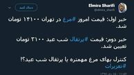 توئیتر::کنترل بهای مرغ مهمتراست یا پرتقال شب عید؟!