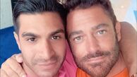 گلزار در آغوش دوستش + عکس